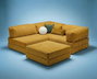 Atelier Del Sofa Kanyon - Sofá-Cama Esquinero Mostaza